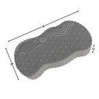 Éponge de bain exfoliante douce