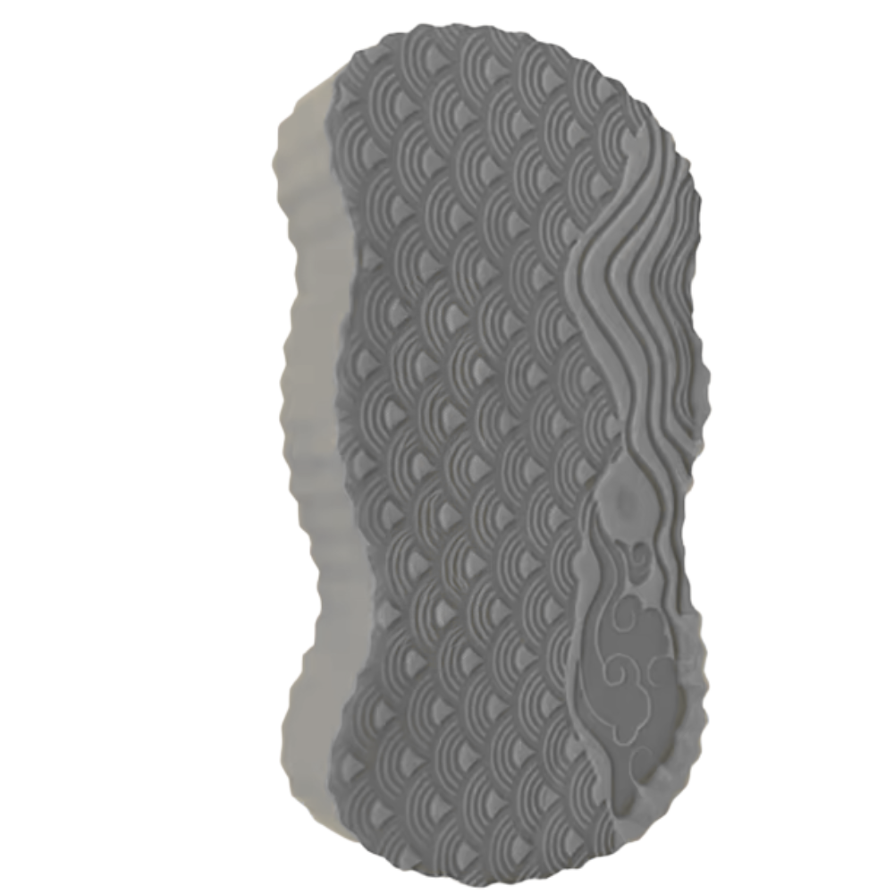 Éponge de bain exfoliante douce