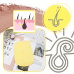 Gants de gommage doux pour le corps