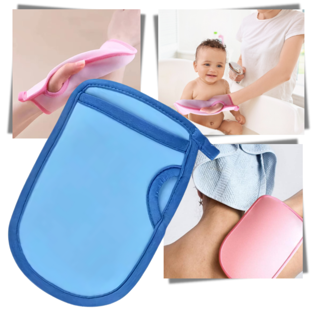 Gants de gommage doux pour le corps