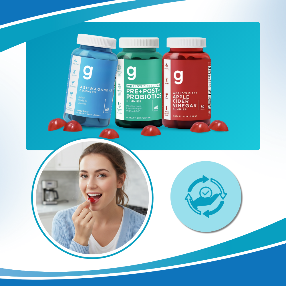 Gummies bien-être sans gluten