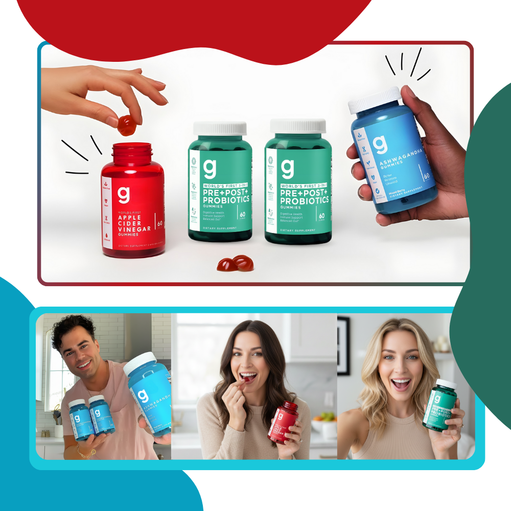 Gummies bien-être sans gluten