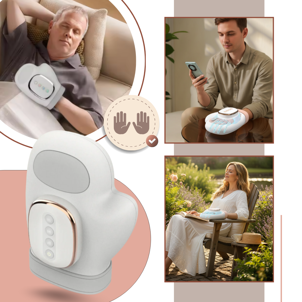 Gant de massage par compression thermique