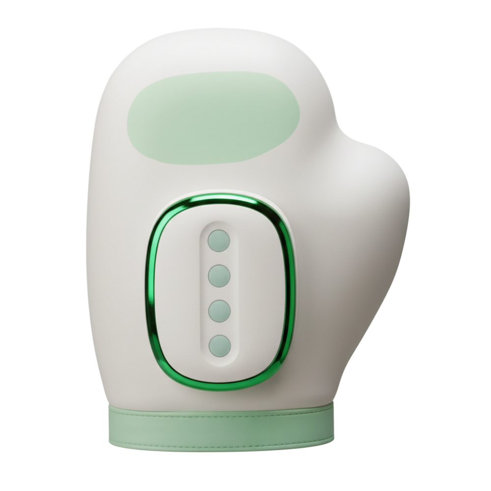 Gant de massage par compression thermique