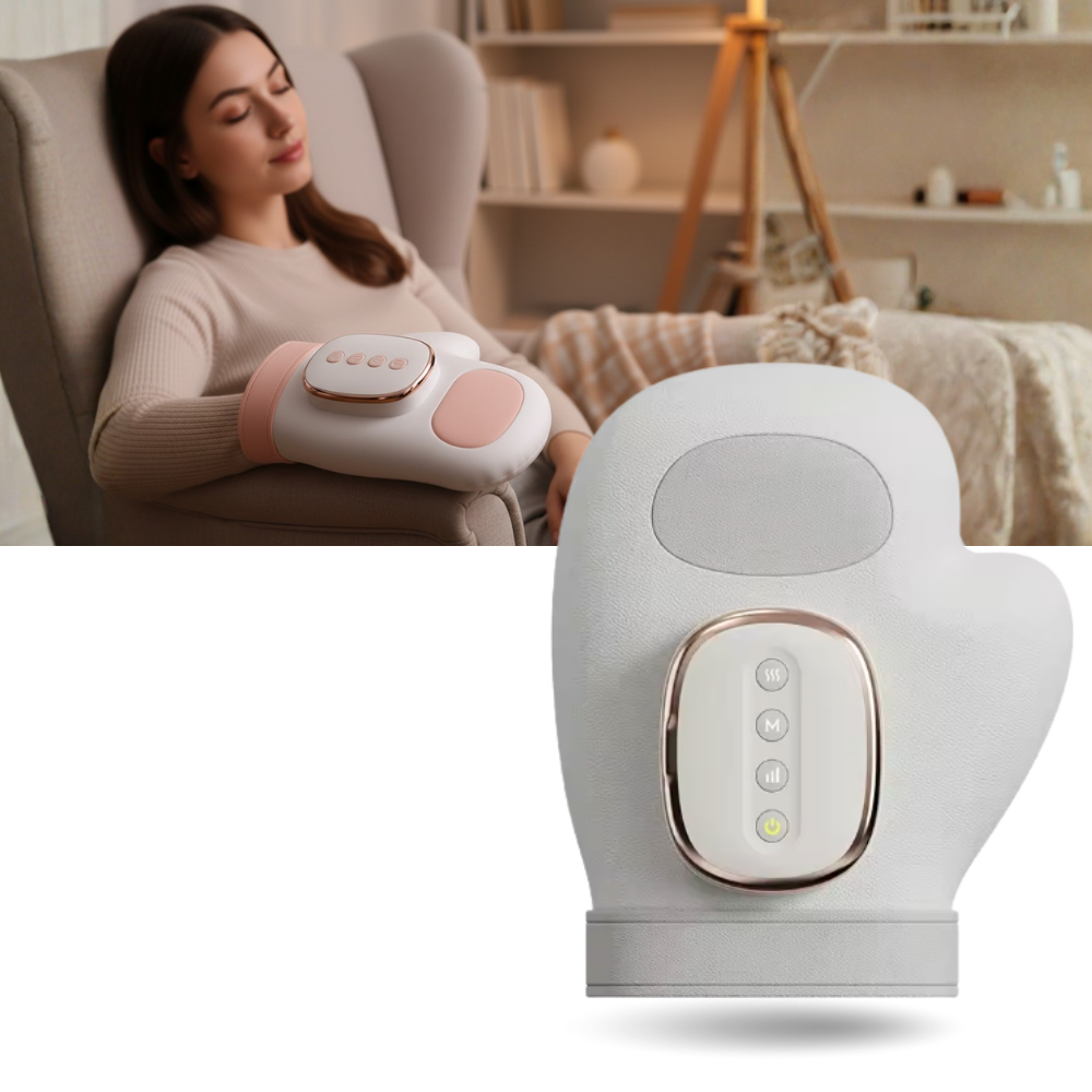 Gant de massage par compression thermique