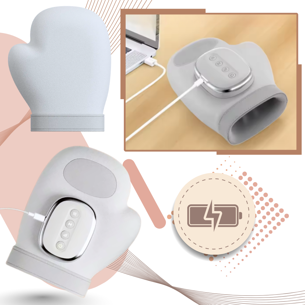 Gant de massage par compression thermique