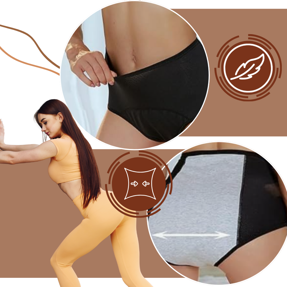 Culotte haute taille pour incontinence urinaire