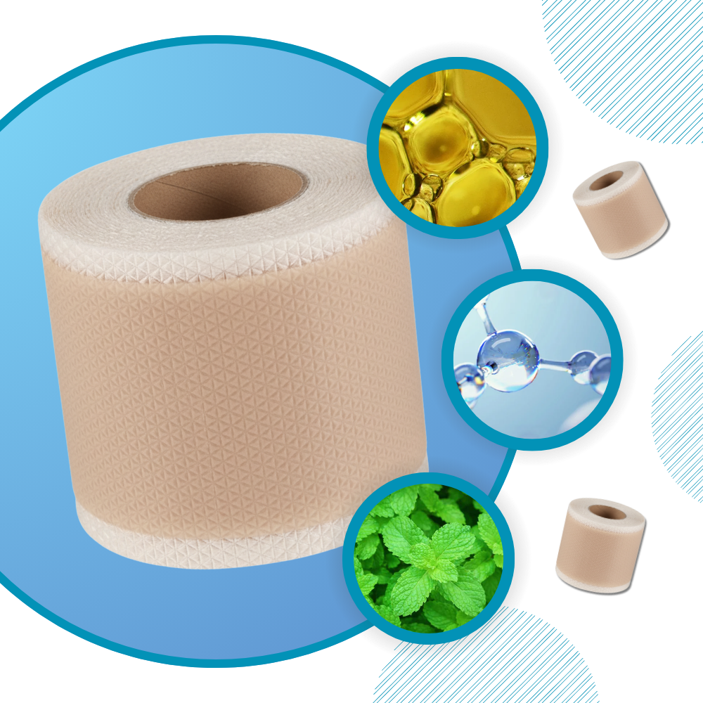 Patch en silicone  à l'acide hyaluronique pour cicatrices