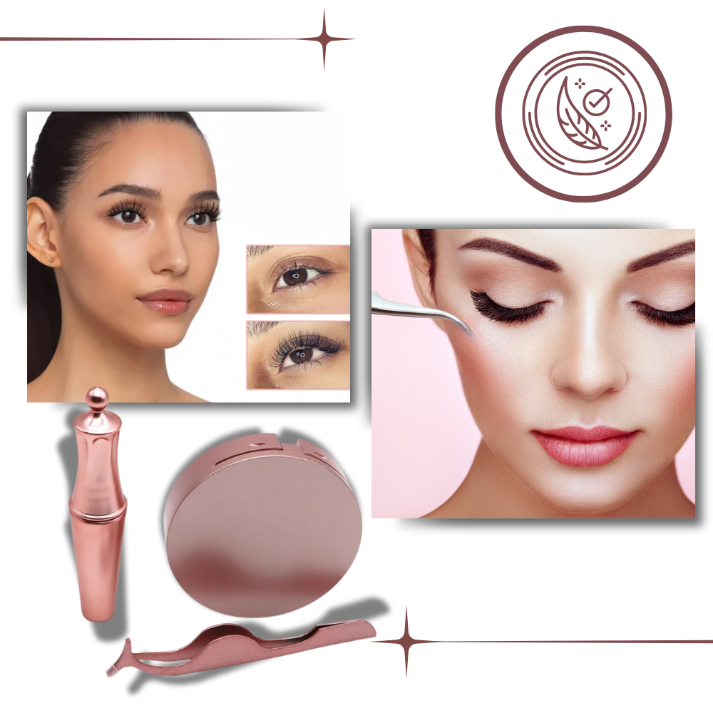 Faux cils hypoallergéniques sans colle