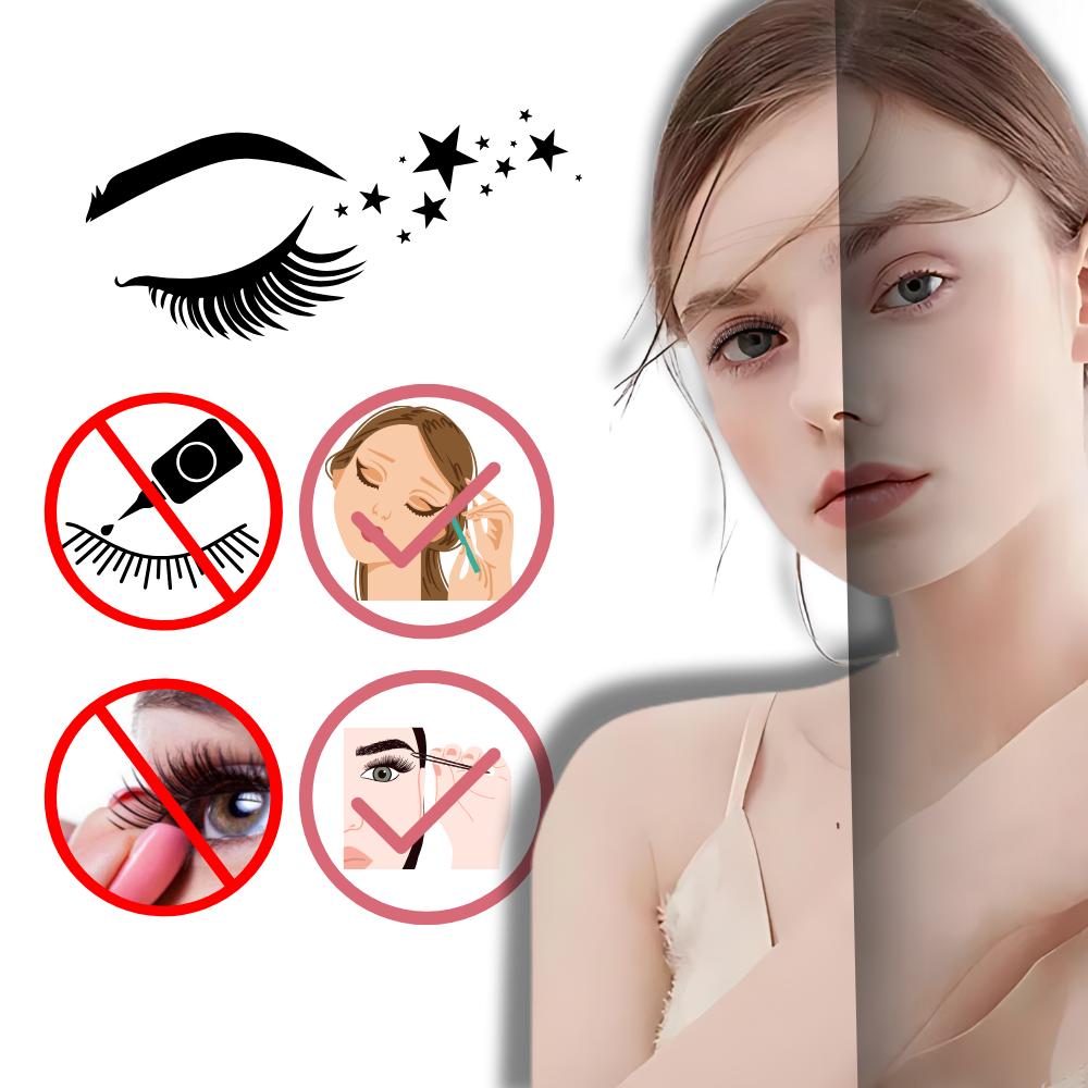 Faux cils hypoallergéniques sans colle