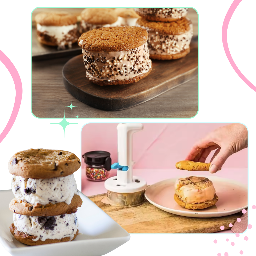 Cuillère à Cylindres de Crème Glacée