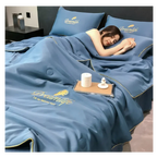 Housse de couette en soie glacée douce