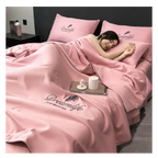 Housse de couette en soie glacée douce