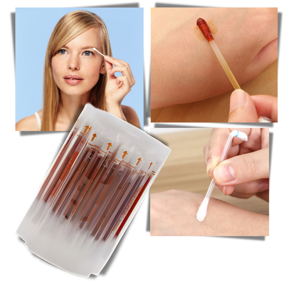 Cotons-tiges à l'iode et à l'alcool