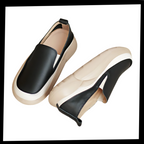 Mocassins souples à plateforme légère