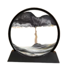 Image d'art de sable en mouvement dynamique