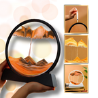 Image d'art de sable en mouvement dynamique