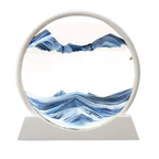 Image d'art de sable en mouvement dynamique