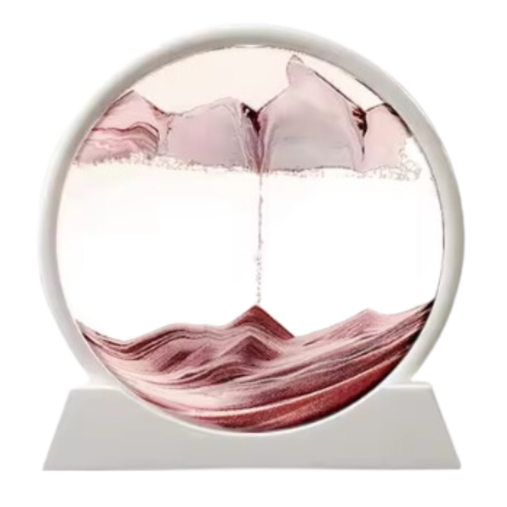 Image d'art de sable en mouvement dynamique