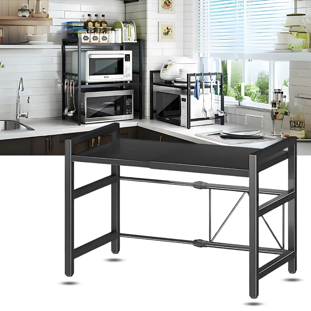 Étagère surélevée pour micro-ondes