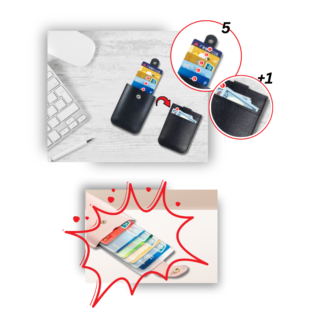 Porte-cartes minimaliste