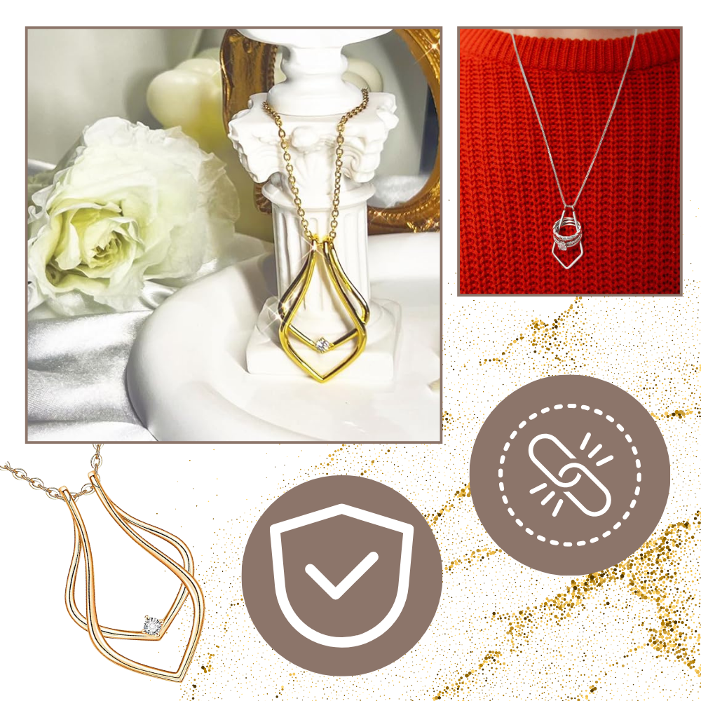 Pendentif porte-bague minimaliste