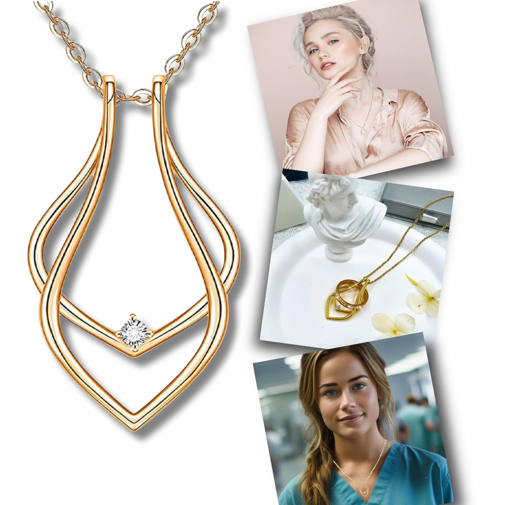 Pendentif porte-bague minimaliste