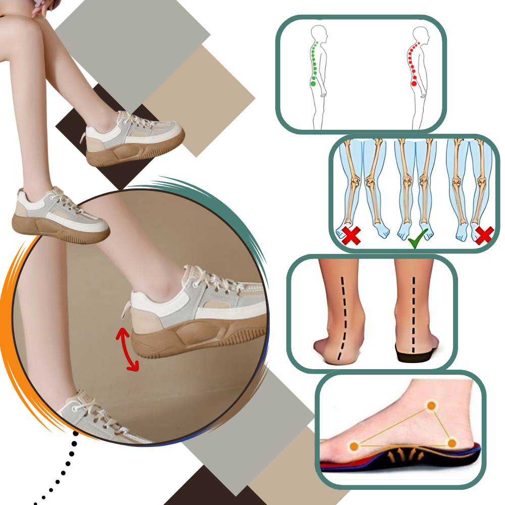 Baskets orthopédiques à la mode