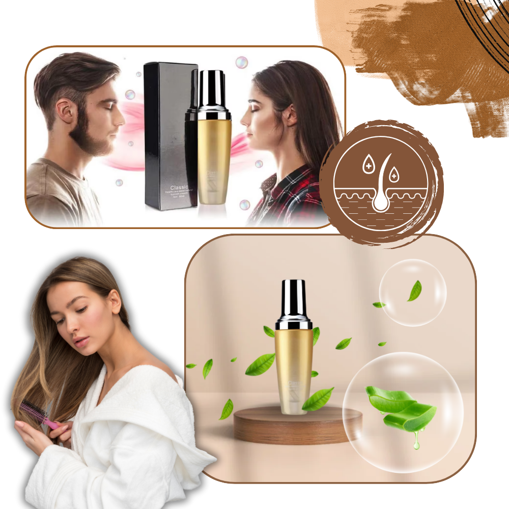 Huile capillaire aux phéromones stimulant l'humeur