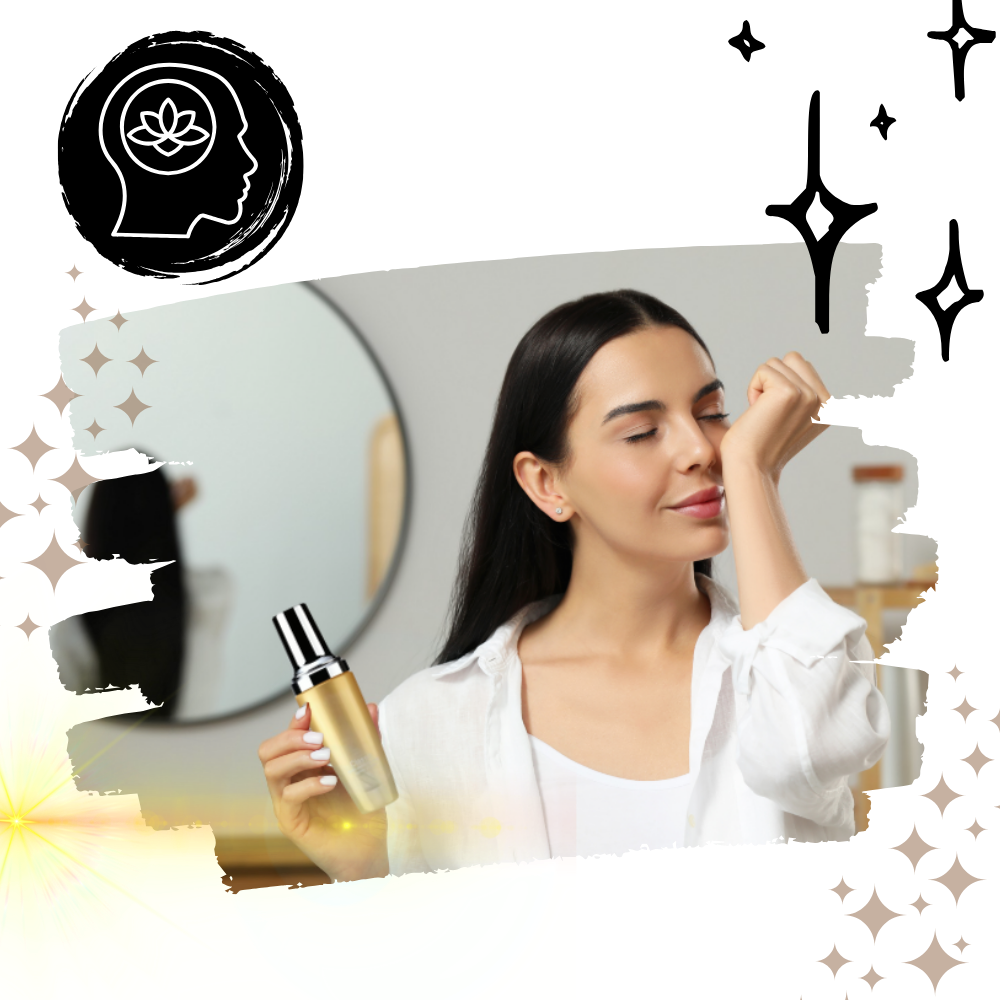 Huile capillaire aux phéromones stimulant l'humeur