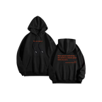 Sweat à capuche oversize pour femmes avec message motivant