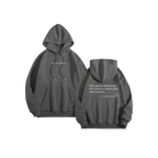 Sweat à capuche oversize pour femmes avec message motivant