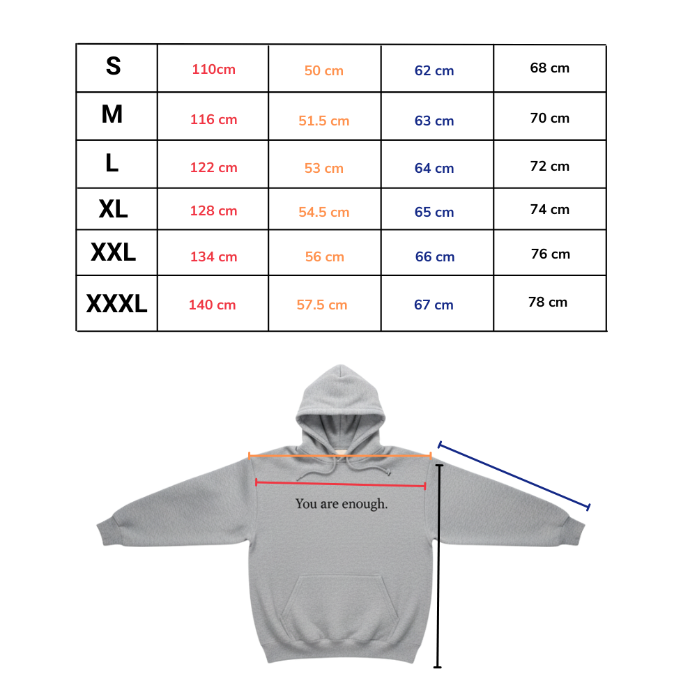 Sweat à capuche oversize pour femmes avec message motivant