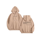 Sweat à capuche oversize pour femmes avec message motivant