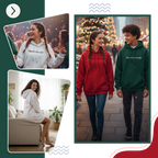 Sweat à capuche oversize pour femmes avec message motivant