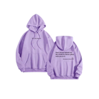 Sweat à capuche oversize pour femmes avec message motivant