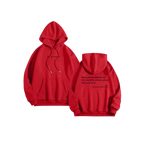 Sweat à capuche oversize pour femmes avec message motivant