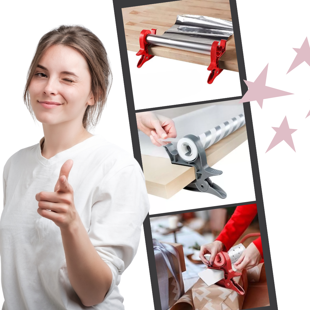 Porte-papier multifonctionnel pour papier cadeaux