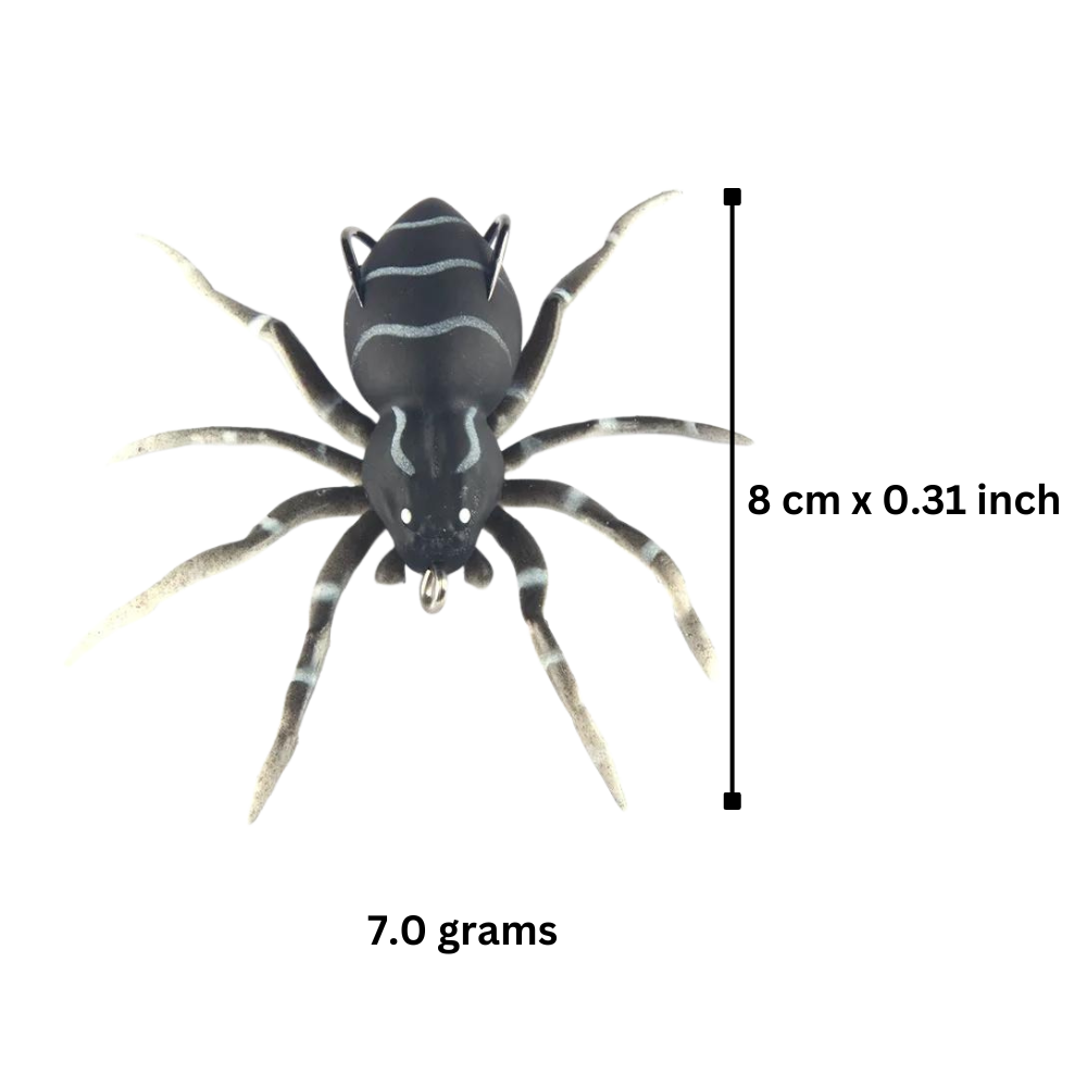 Appât de pêche en forme d'araignée à mouvements naturels