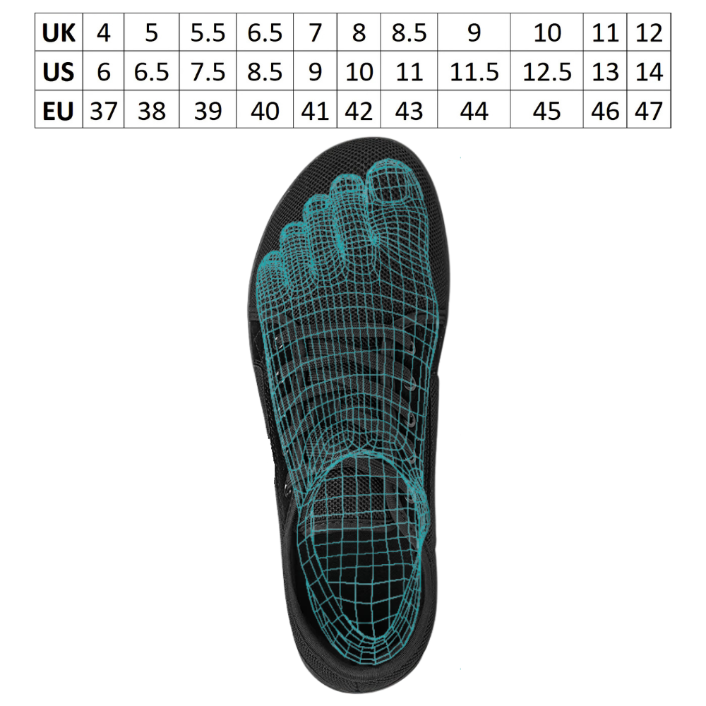 Chaussures de marche larges et confortables