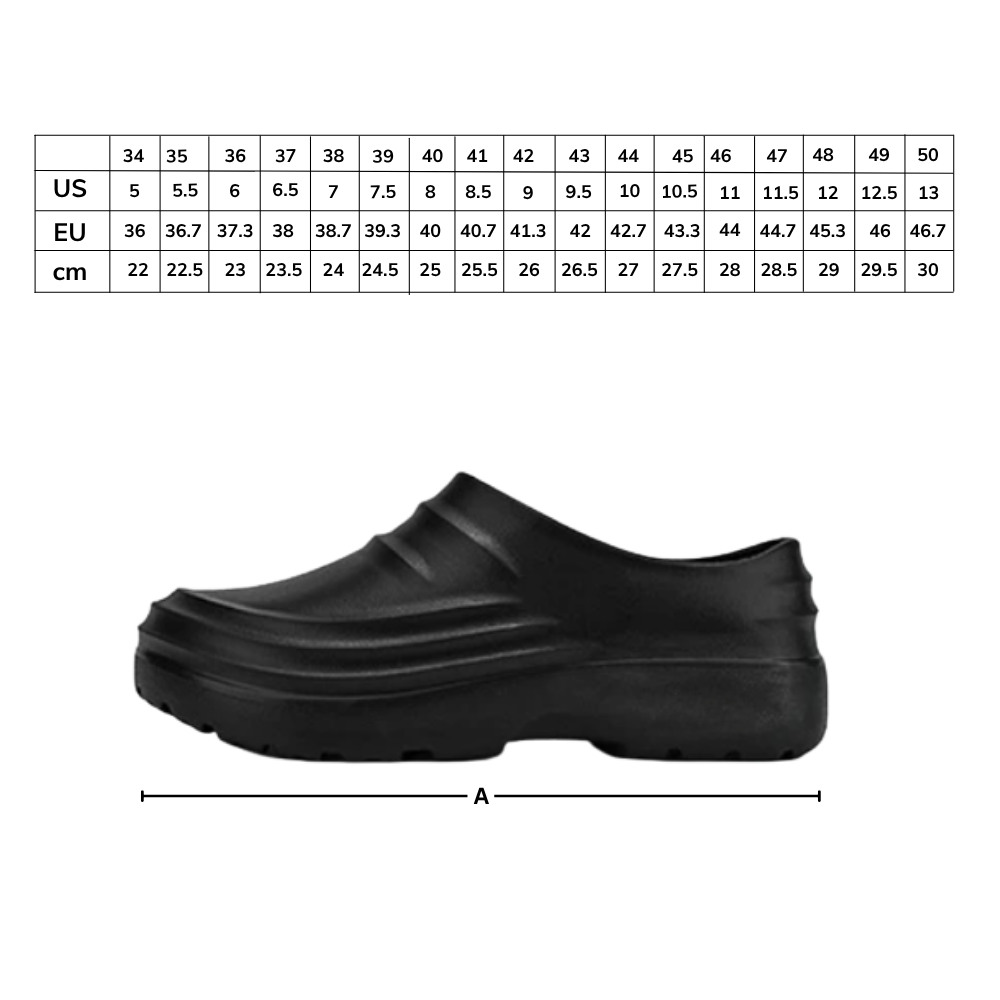 Sabots de travail orthopédiques