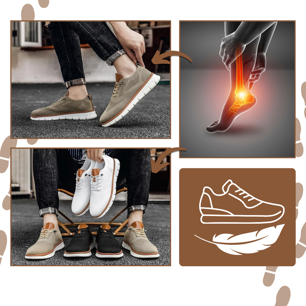 Chaussures orthopédiques respirantes avec soutien de la voûte plantaire