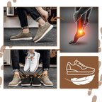Chaussures orthopédiques respirantes avec soutien de la voûte plantaire