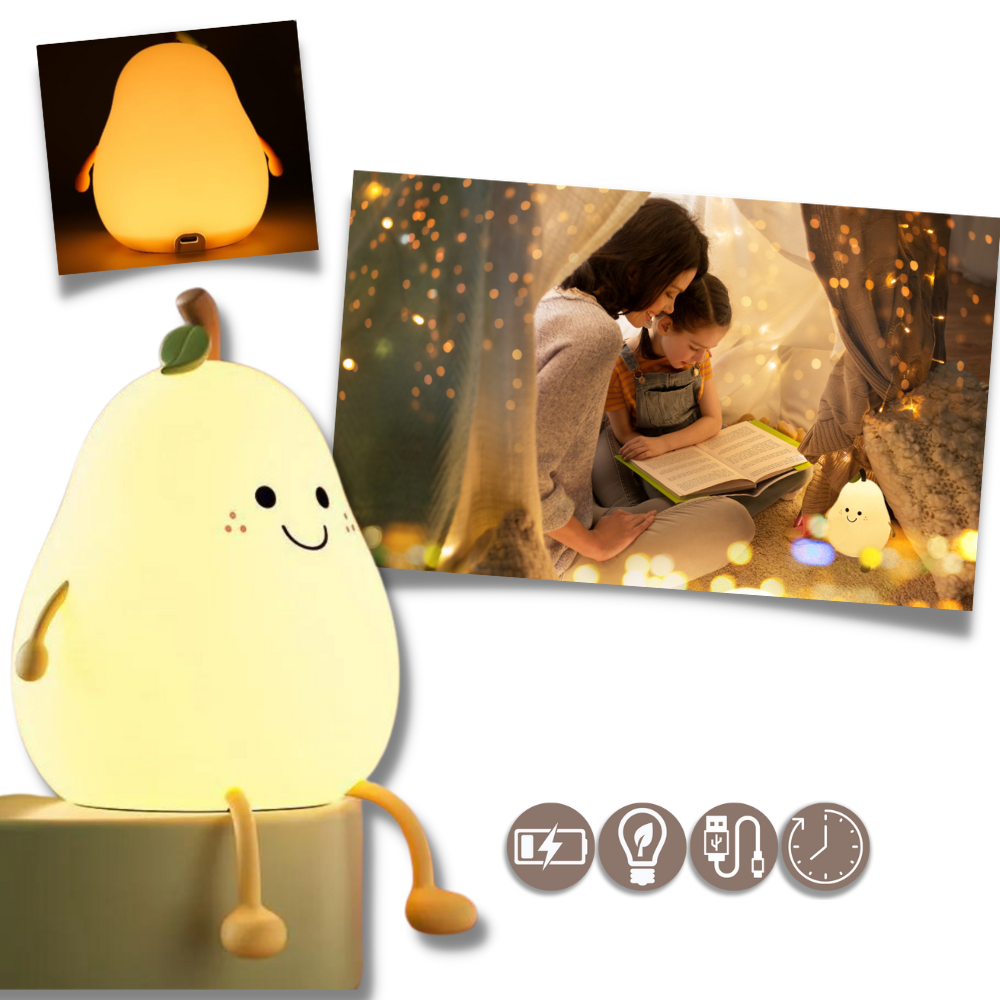 Lampe LED USB en forme de poire