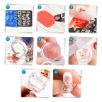 Outil de nail art transparent symétrie parfaite