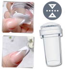 Outil de nail art transparent symétrie parfaite