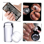 Outil de nail art transparent symétrie parfaite