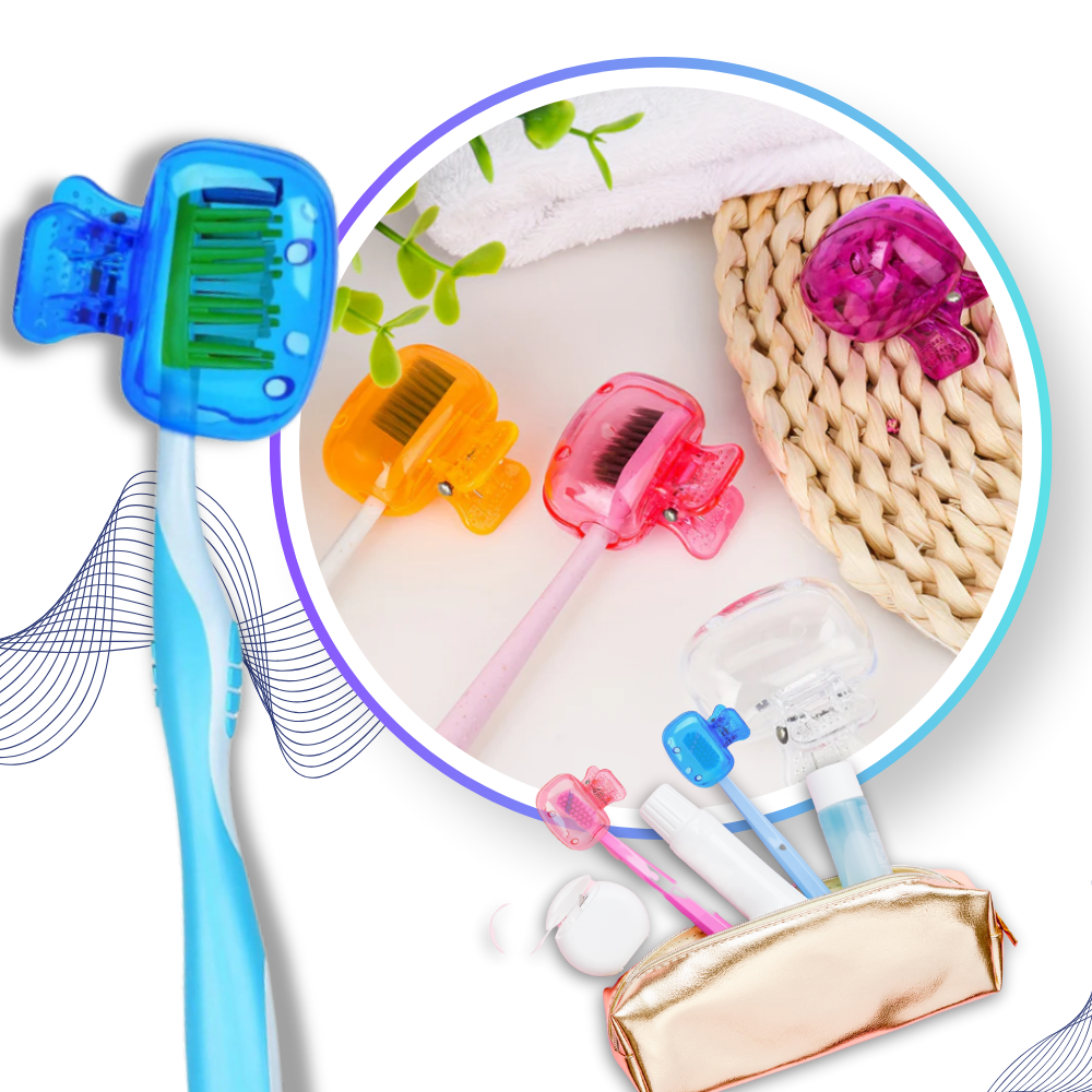 Couvercle hygiénique portable pour tête de brosse à dents