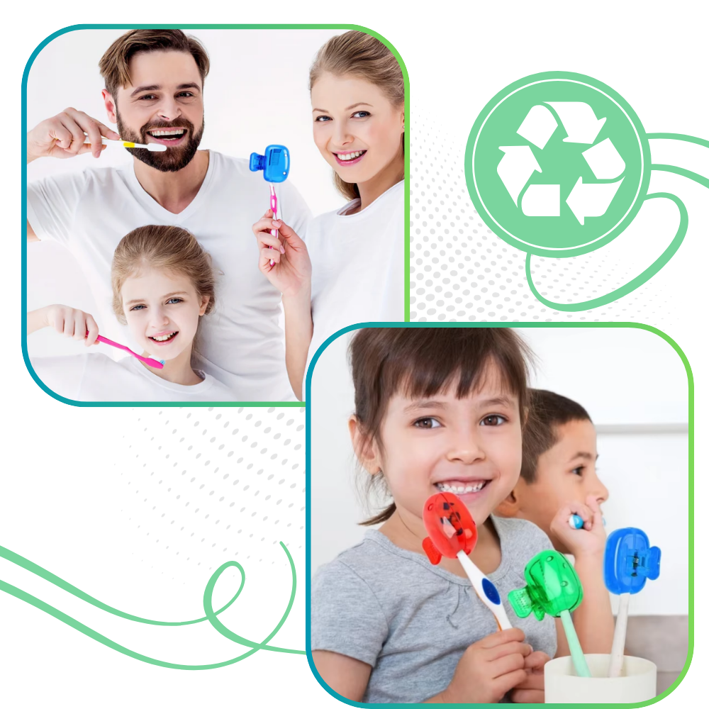 Couvercle hygiénique portable pour tête de brosse à dents