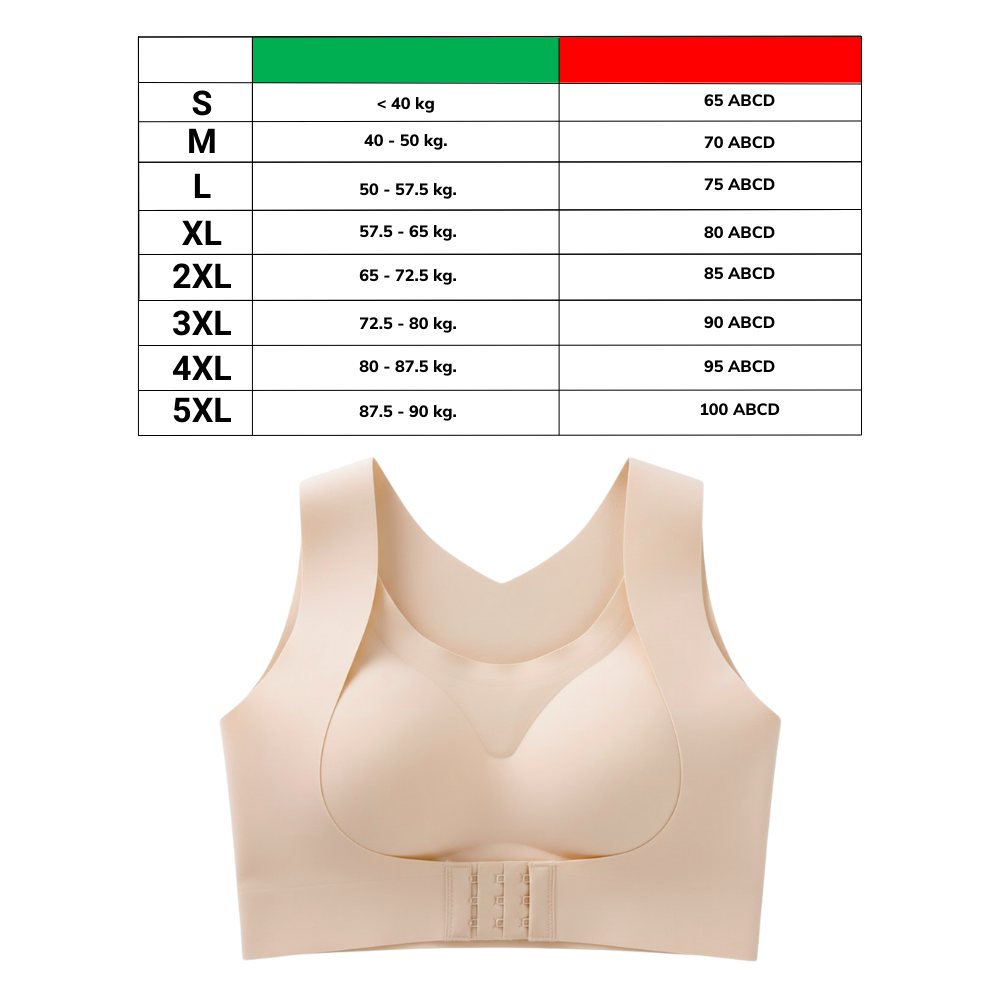 Soutien-gorge brassière sans coutures avec soutien postural